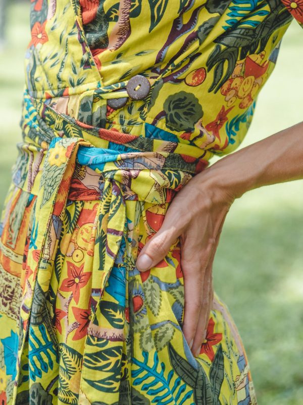 Summer long wrap dress - Image 3