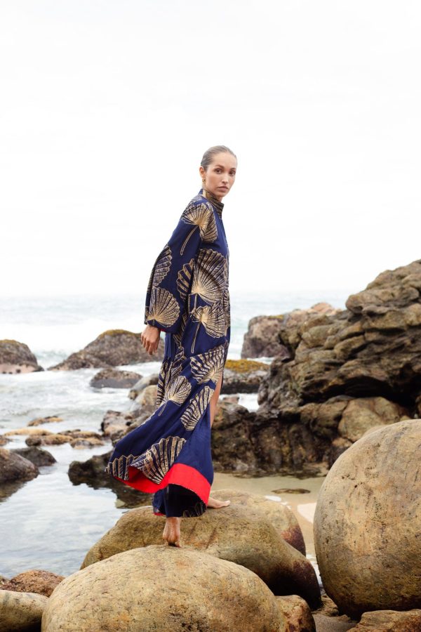 Palm leaf print maxi skirt - Image 2