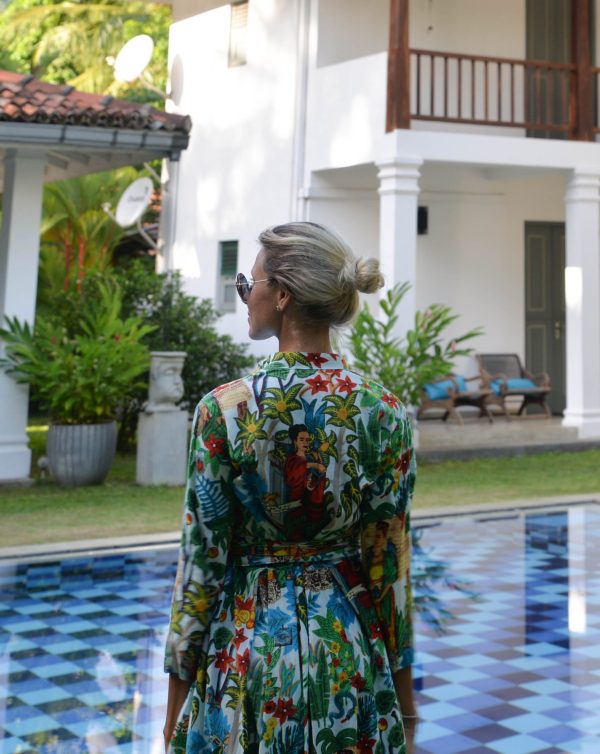 Colorful printed maxi dress - Image 2