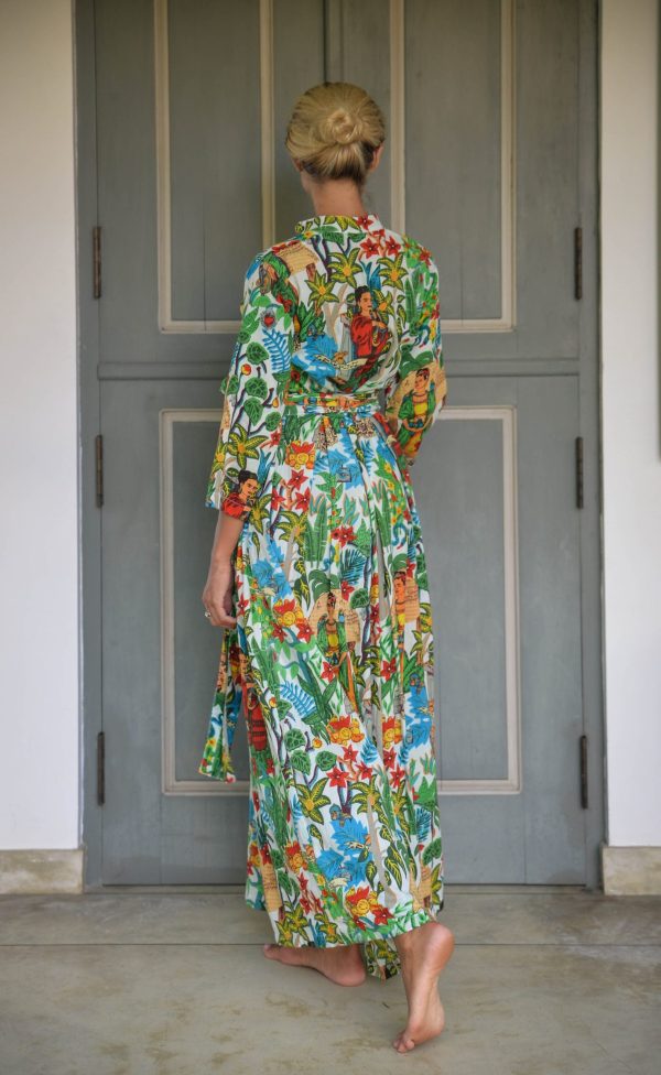 Colorful printed maxi dress - Image 3