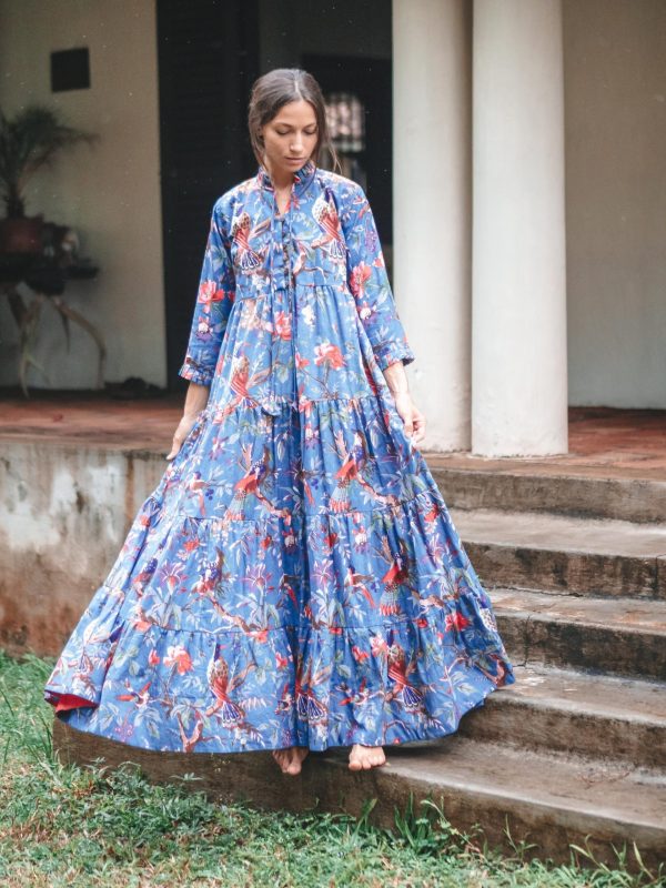 Bird of Paradise Layered Maxi Dress