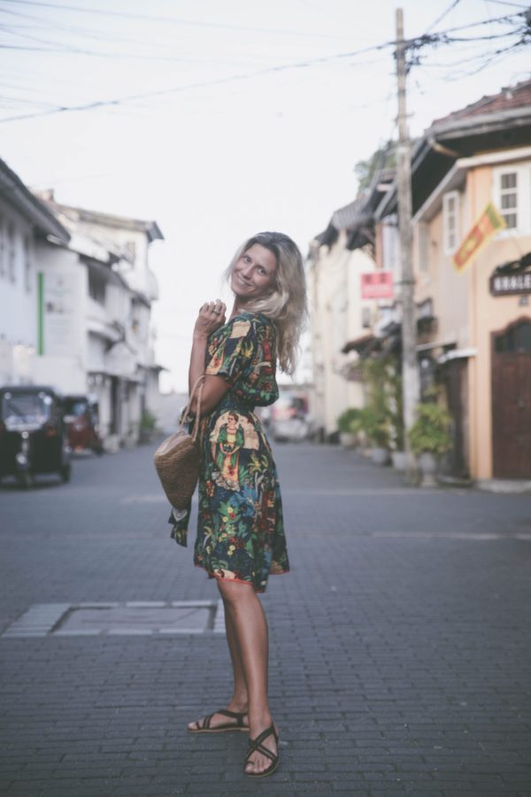 Summer floral short dress - Image 2